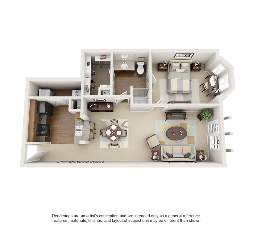 Apartments For Rent TGM Moorefield - Albright 2