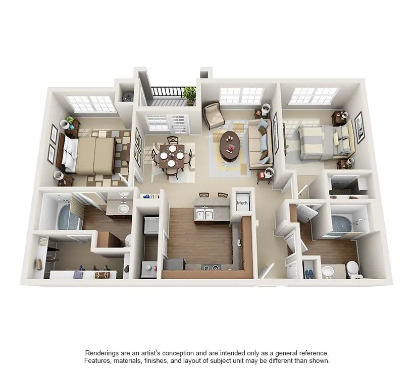 Apartments For Rent TGM Moorefield - Brooks 1
