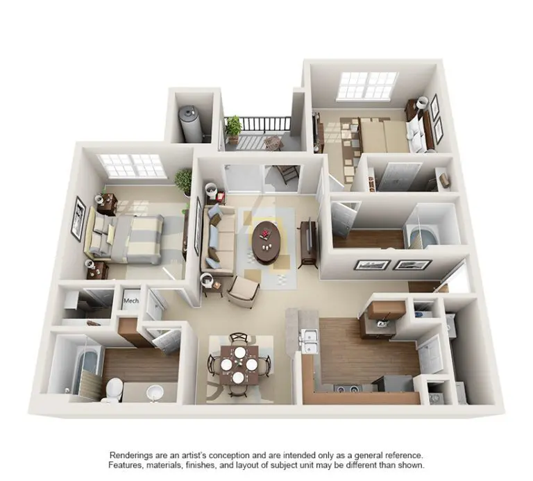 Apartments For Rent TGM Moorefield - Marshall 1 ...