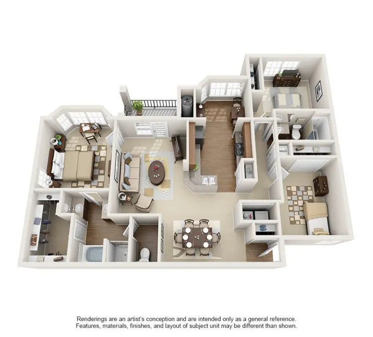 Apartments For Rent TGM Moorefield - Pickett ...