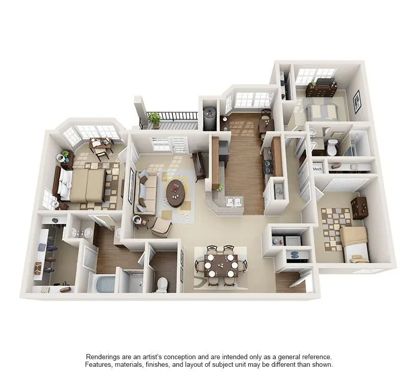 Apartments For Rent TGM Moorefield - Pickett
