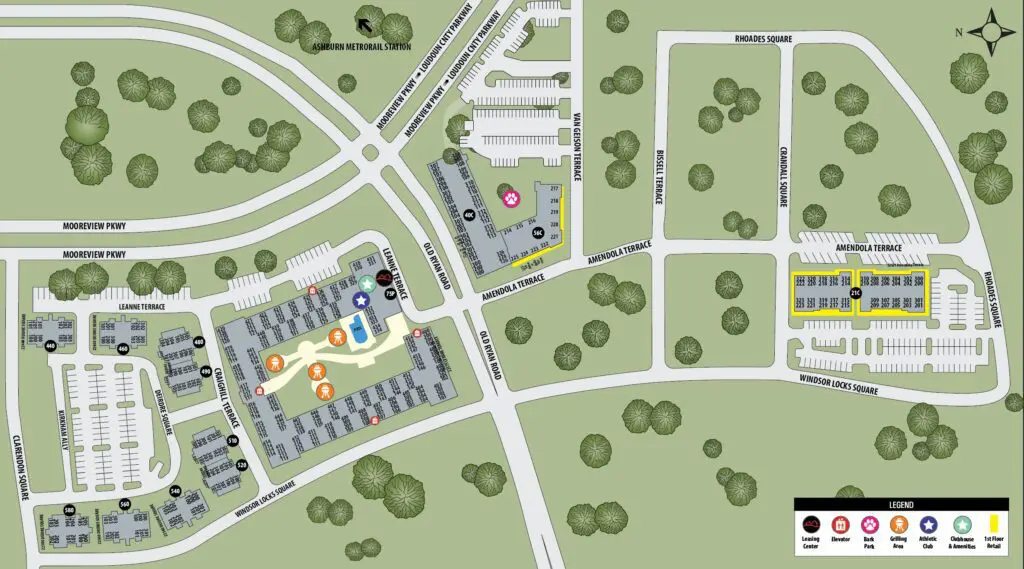 TGM Moorefield Site Map