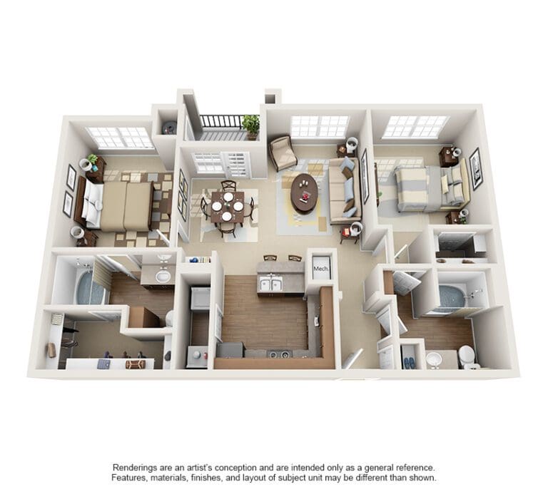 Apartments For Rent TGM Moorefield - Brooks 1 ...